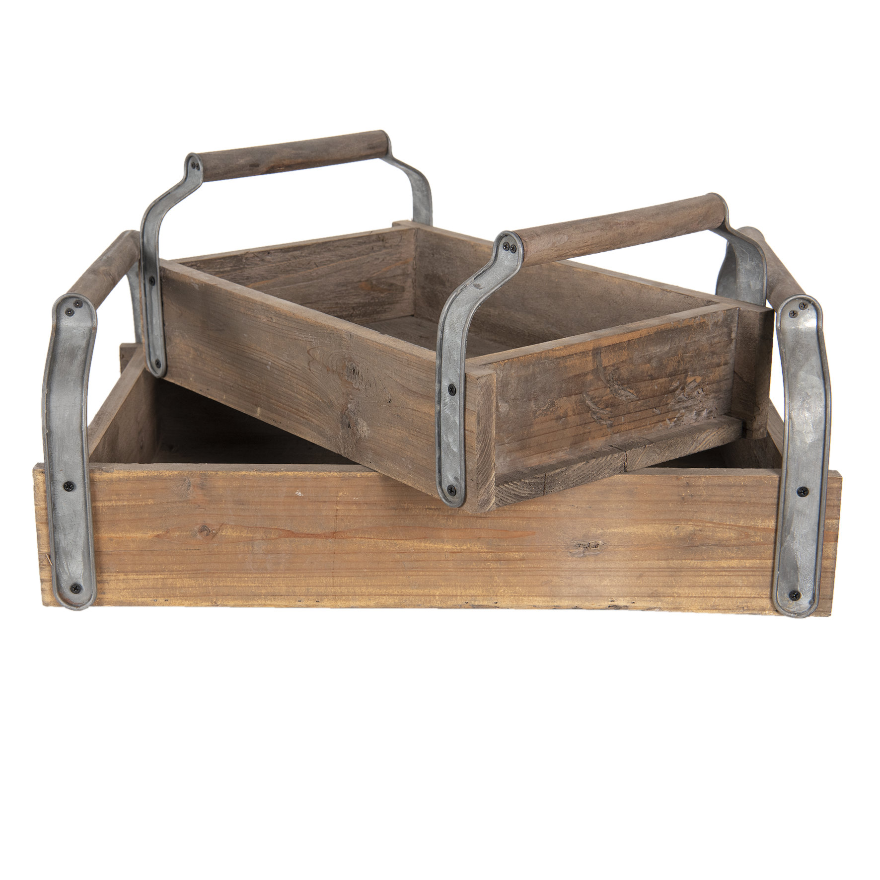Symple Stuff 2 tlg. Hocker Couchtisch Tablett Set Manuel 2-tlg. Hocker-/Couchtisch-Tablett-Set Gilberto